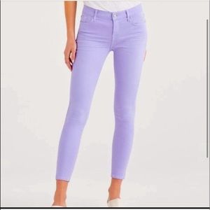 Lilac super skinny ankle 7 for all mankind